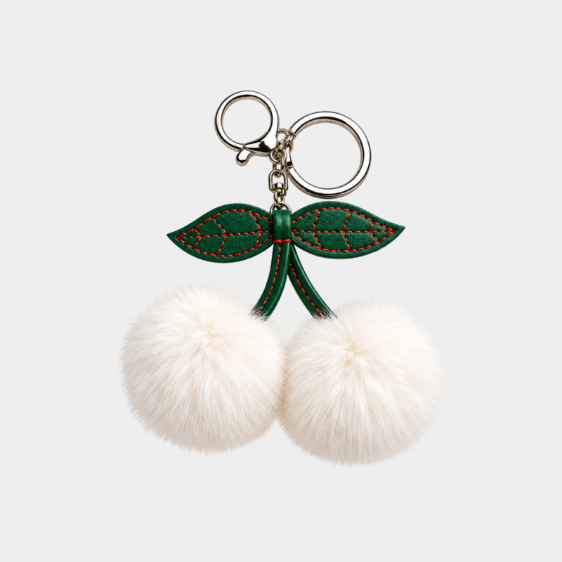 Bag charm cherry pop
