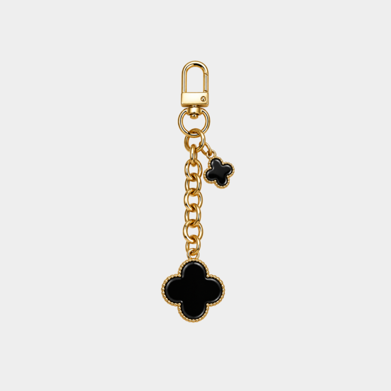 Bag charm noir